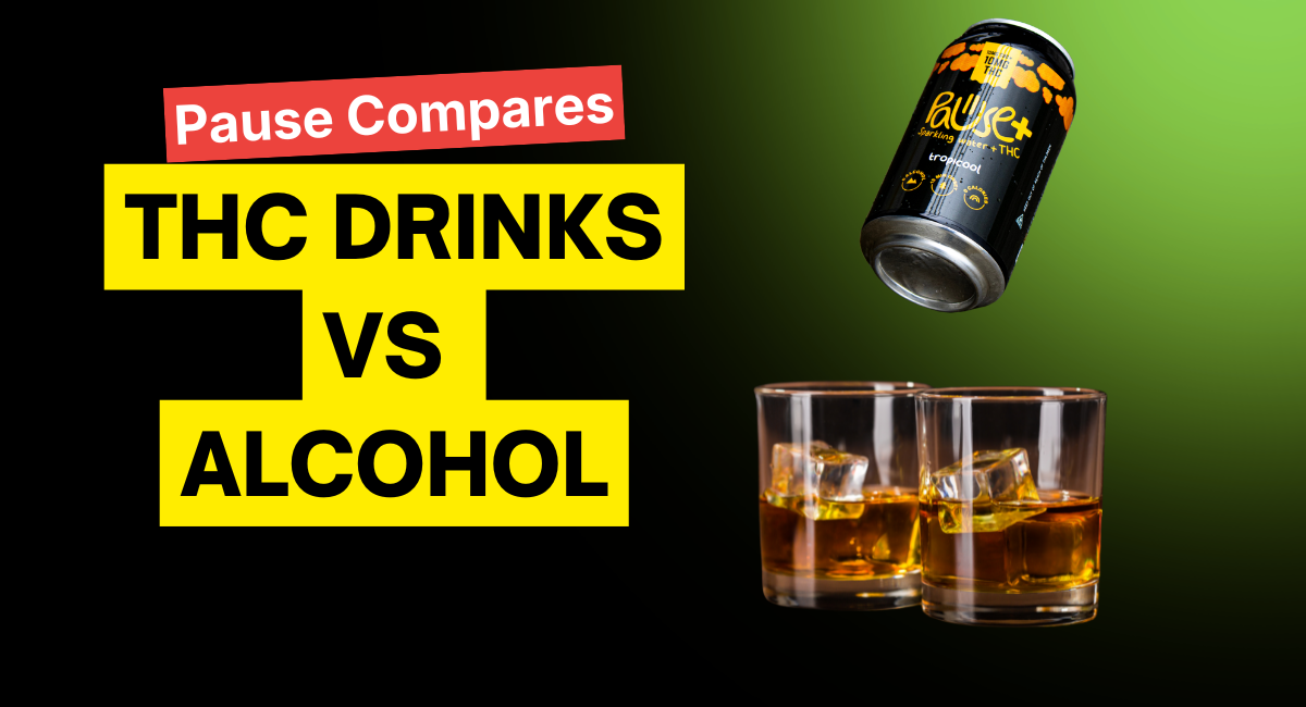 THC Drinks vs. Alcohol