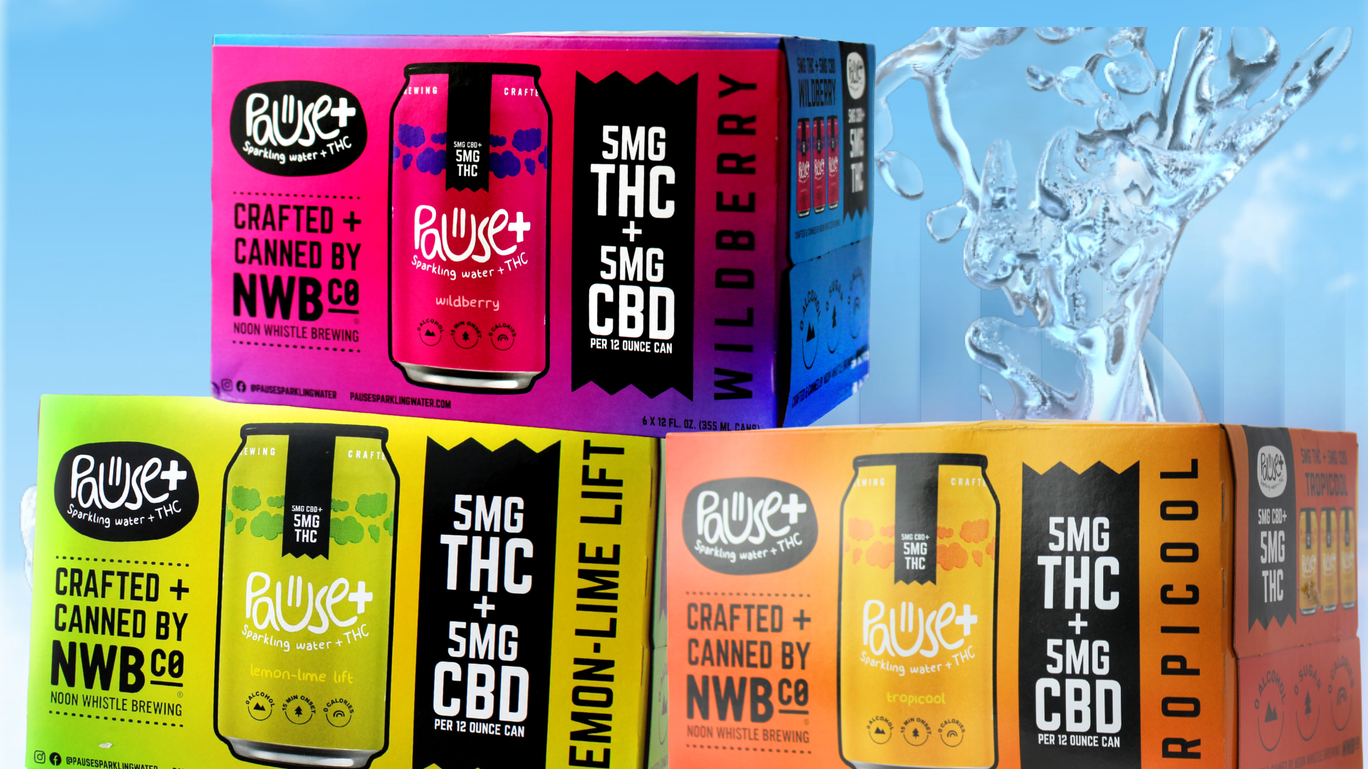 Pause+ 5 MG THC Seltzer Drinks