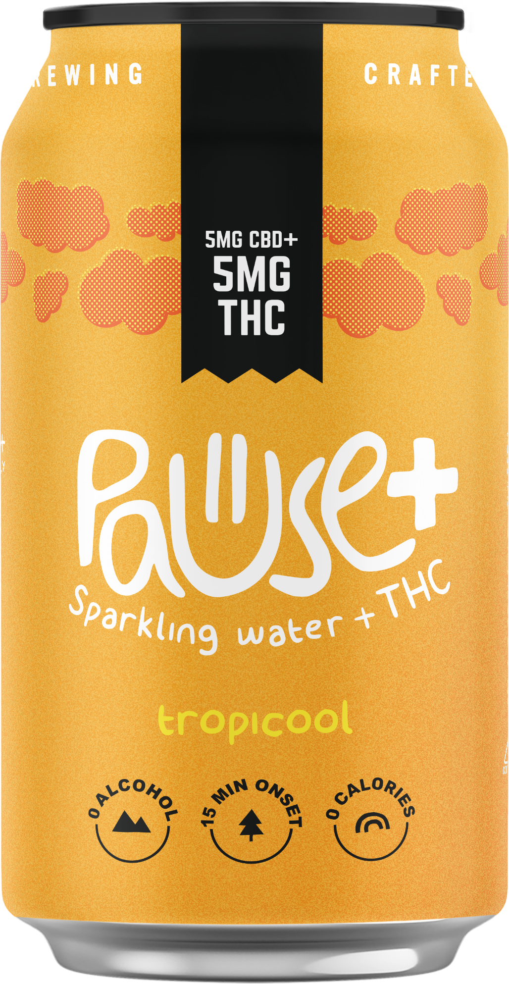 5MG THC + CBD infused Tropicool Pause+ Sparkling Water 6pk