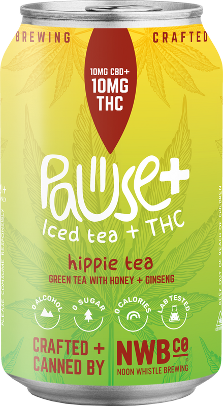 10MG THC + CBD infused Pause+ Sparkling Water Variety 6-Pack